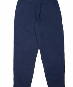 Folk Assembly Pant In Navy Crinkle