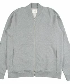 Folk Rivet Bomber - Grey Melange