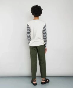 Folk Striped Long Sleeved Tee Navy/Ecru 7 Folk Striped Long Sleeved Tee Navy/Ecru