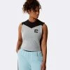 The North Face Wmns Sunriser Crop Tank Top Grey Heather