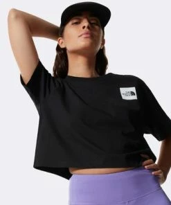 The North Face Wmns Cropped Fine Tee Black 9 The North Face Wmns Cropped Fine Tee Black