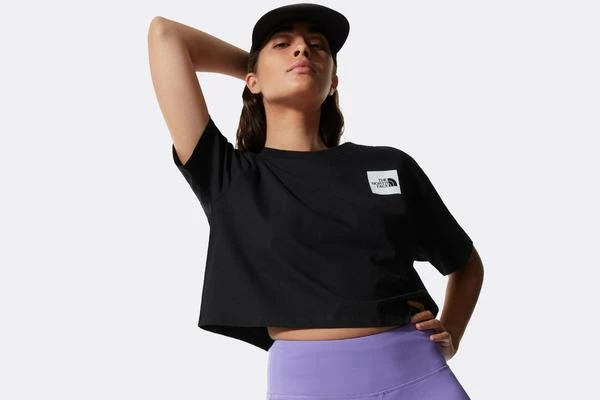 The North Face Wmns Cropped Fine Tee Black 6 The North Face Wmns Cropped Fine Tee Black