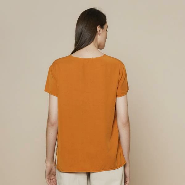 Folk Navy Woven Lyocell Crew 4 Folk Navy Woven Lyocell Crew