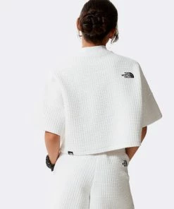 The North Face Wmns Mhysa Quilted S/s Top Tnf White