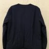 Folk Navy Reversible Wadded Collarless Jacket
