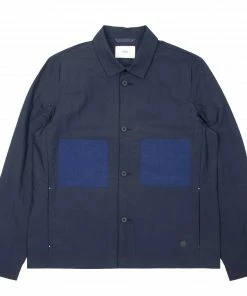 Folk Stack Jacket - Navy