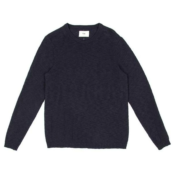Folk Slub Crew Navy 3 Folk Slub Crew Navy