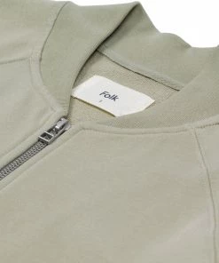 Folk Rivet Bomber - Olive