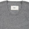 Folk Patrice Crew Knit In Grey Melange