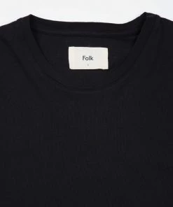 Folk Assembly T Shirt In Black