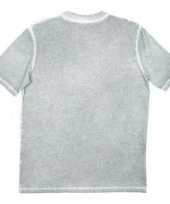 Folk Contrast Sleeve Tee Cold Dye Woad