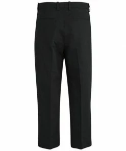 Folk Wide Pleated Trousers Black