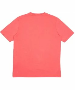 Folk Contrast Sleeve T-Shirt in Tropical Pink