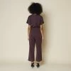 Folk Aubergine Wrap Tercel Jumpsuit 1 Folk Aubergine Wrap Tercel Jumpsuit