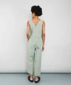 Folk V Overall Jumpsuit Olive Ripstop