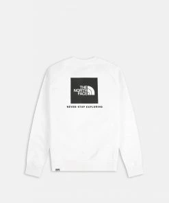 The North Face Raglan Red Box Crew Neck