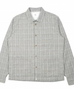 Folk Assembly Jacket - Ecru Crinkle Check