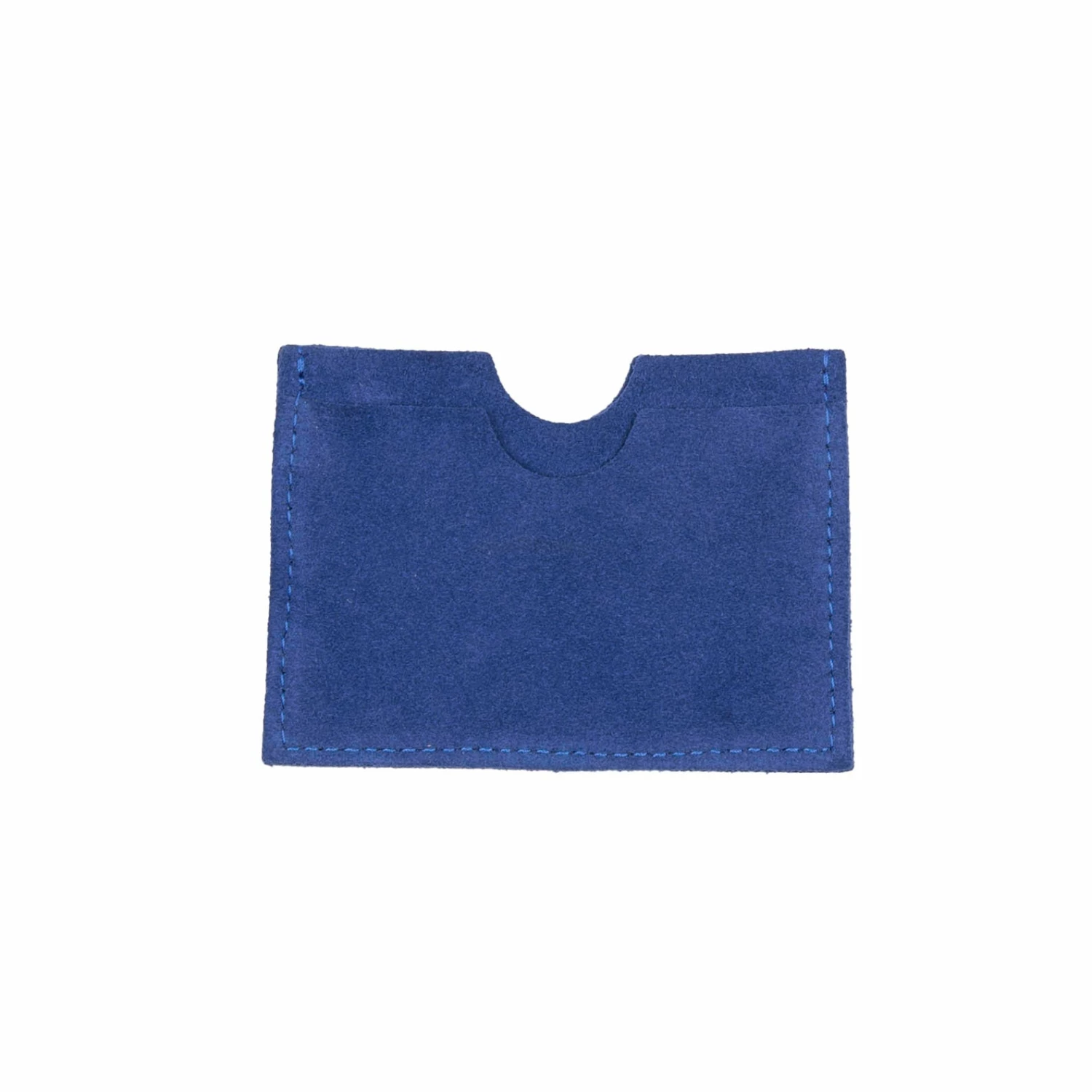 Folk Orb Cardholder - Cobalt Blue Suede 4 Folk Orb Cardholder - Cobalt Blue Suede