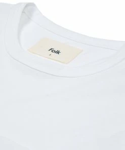 Folk LS Stack T-Shirt - White