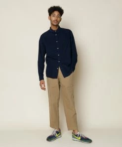 Folk Babycord Shirt - Navy