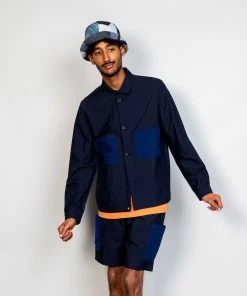 Folk Stack Jacket - Navy