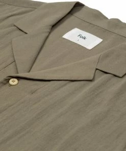 Folk Junction Shirt - Mid Olive