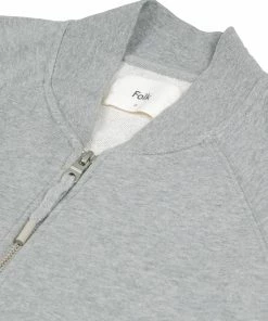 Folk Rivet Bomber - Grey Melange