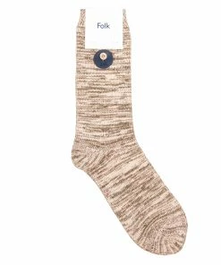 Folk Melange Sock - Quartz Pink Mix