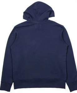 Folk Boxy Hoodie - Navy