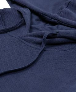 Folk Boxy Hoodie - Navy