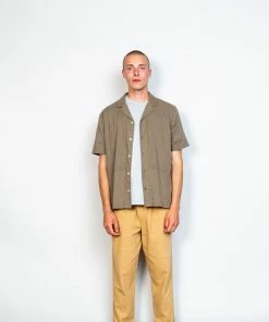Folk Junction Shirt - Mid Olive